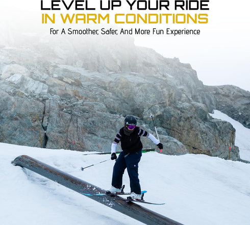 ZUMWax Iron-On Ski/Snowboard/Nordic CERAMIC Wax, 140g, WARM Temp, Eco-Friendly, Made in the USA
