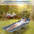 sexaoalx Foldable Camping Cot for Adult, Folding Chaise Lounge Chair for Indoor Outdoor, Outdoor Sleeping Cot Bed