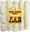 Woofley's 9-10" Buffalo Beef Cheek Roll - (5 Count)- Beef Cheek Rolls for