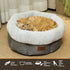 Cat Beds for Indoor Cats,Small Dog Bed,Cuddler Dog Beds,Calming Dog Bed Donut,Soft Anxiety Cozy Pet Beds,Puppy Bed for Small/Medium Dogs Washable Roun