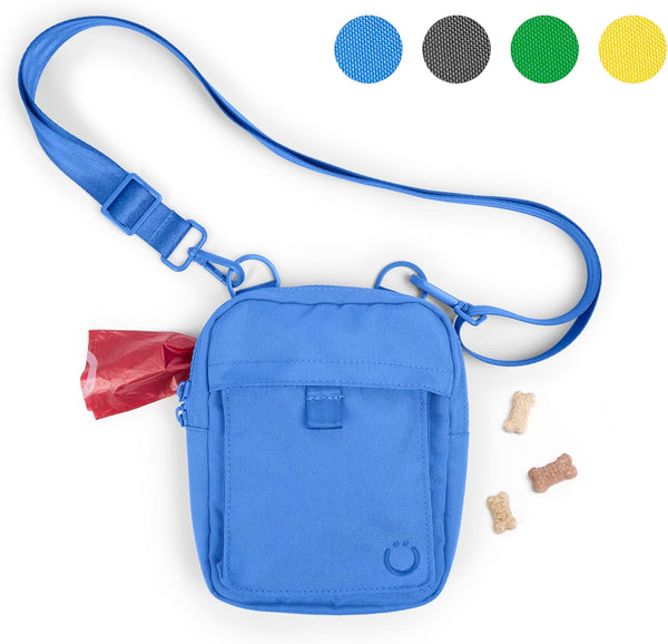 Ubbi Dog Treat Pouch for Training & Walking, 3-Way Wear Options - Crossbody,