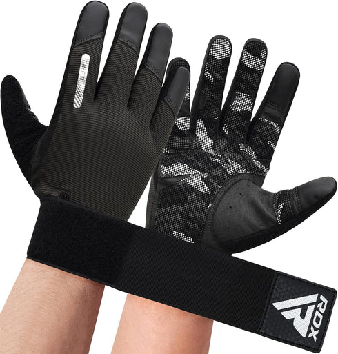 RDX Weight Lifting Gloves with Wrist Support -Touch Screen Full Finger Gym