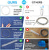 72 Inches Drain Brush, Flexible Nylon Brush for Cleaning Sunroof Drain, Refrigerator Drain, Aquarium Filter, Siphon Hose (White) by FOLUNUE