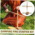 HONITANO Bow Drill Fire Starter Kit for Boys and Girls Portable Outdoor Adjustable Size for Camping and Emergency Use
