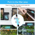 3 W Mini & 13W Submersible Aquarium Clean Light, Waterproof Clean Lamp for Pond, Swimming Pool, Indoor (13W)