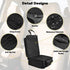 2-Pack 900D Front Seat Cover for Dogs with Side Flaps, Heavy Duty Waterproof Nonslip Dog Car Seat Cover, Scratchproof