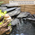 PINVNBY Natural Slate Aquascaping Stones - 3 to 5 inch PH Neutral Fish Tank Rocks for Aquariums and Landscaping