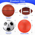 4 Set Lenwen Pcs Sports Balls for Teen Adult, Include Official Size Basketball Soccer Football Playground Ball Pump
