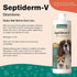 NaturVet Septiderm-V Skin Care Bath Wash for Dogs & Cats – Pet Shampoo, Grooming Aid for Itching & Hot Spots – 16 Oz.