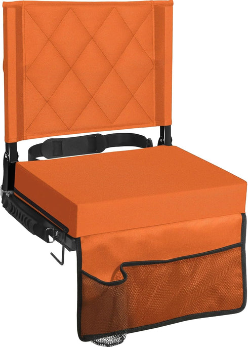Sheenive Stadium Seats for Bleachers with Back Support, Bleacher Seats with Backs