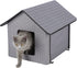 TRIXIE Insulated Outdoor Pet House, Foldable Waterproof Material for Small Dogs and Cats, Great for Feral Cats