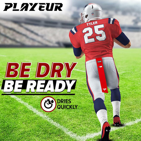 Counts. Every Play Play with Heart. Trust Our Football Towels for Unbeatable Grip & Clear Vision - Lightweight for All