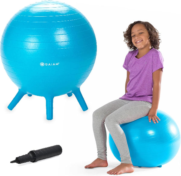 Stay-N-Play Children's Balance Ball - Flexible School Chair Active Classroom Desk Alternative