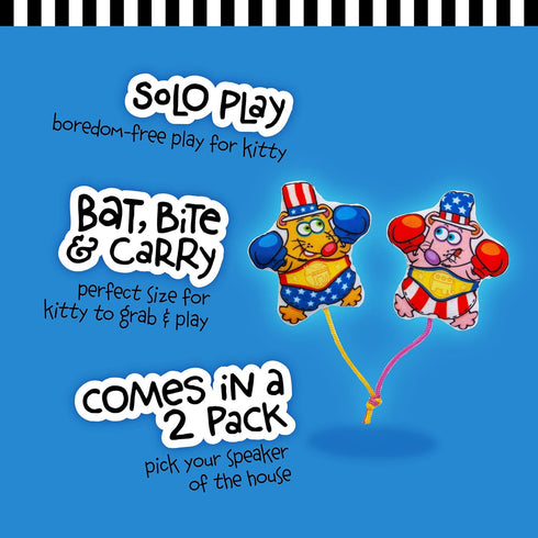 Fat Cat Political Mice Cat Toy