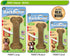 Pet Qwerks Flavorit Wood BarkBone, Fillable Dog Bone for Moderate Chewers, Mint Flavor, 6.75"