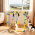 23x23x23 Inch 8 Keaber Puppy Play Gym - Puppy Jungle Gym with Hanging Toys for Small Dogs & Puppies Activities Center