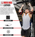 RDX AB Straps for Pull Up Bar Hanging (Pair), Maya Hide Leather Padded Arm Support Slings for Fitness Workout