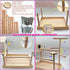 kathson Bird Playground,Parrot Play Stand,Parakeet Play Gym with Breeding Box and Food Cups,Cockatiel Perch Stand