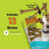 Super Breath Dental Care Bones for Dogs - 13 Count Small Dog Treats, Made in USA, Freshens Breath