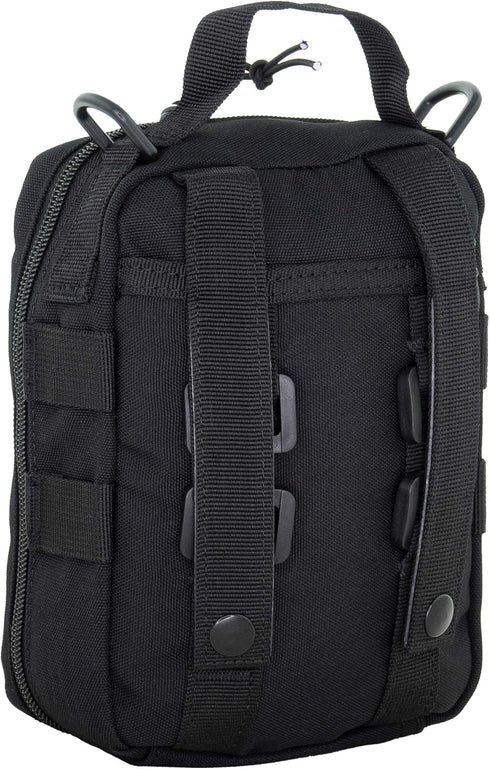 LINE2design First Aid (Ifak) Pouch EMS Bag - Tactical EDC Rescue Utility Gear IFAK Bags for Hiking, Includes USA Patch