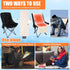 2 Set Camping Chairs with Heated Cushions Foldable Portable Outdoor Chairs for Winter, Tailgating, Fishing, Sports