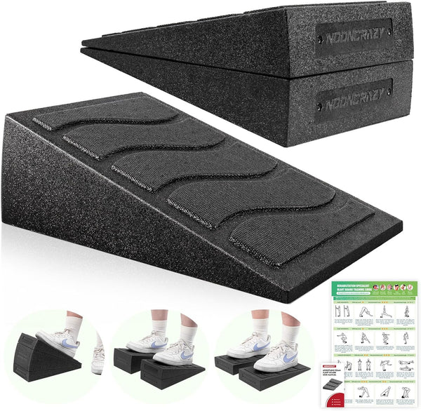 Slant Board for Calf Stretching - 5 Adjustable Angles Incline Board for Squat Wedge, 480 lbs Weight Capacity