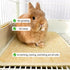 2PCS 16x12 Oncpcare Rabbit Scratch Mat Natural Bunny Scratching Pad Claws and Teeth Care Rabbit Mats for Cages Chew