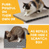 2 Pack Hide & Scratch Cat Scratcher Pad | Double-Sided Cardboard Refills for Our Scratching Box | Reversible Corrugated