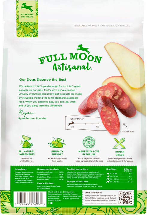 12.0 oz Full Moon Chicken Apple Sausage