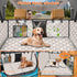 Hammock URPOWER Backseat Extender for Dogs - Hard Bottom Dog Car Seat Cover for Back Seat, Dog for Car and SUV, Pet
