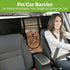 Dog Car Net Barrier for SUVs, Pet Barrier with Adjustable Rope and Storage Bag, Dog Fence Barrier for Car Front Seats
