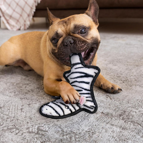 6 SHARLOVY No Stuffing Dog Toys Crinkle Squeaky, Long Lasting Chews for Aggressive, Durable Plush Dog Puppy Chew Toys