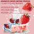Globalpaw Strawberry100g (3.52oz), 3pcs) Freeze Dried Yogurt Dog Cats Treats Crunchy Snacks with High Protein Yogurts