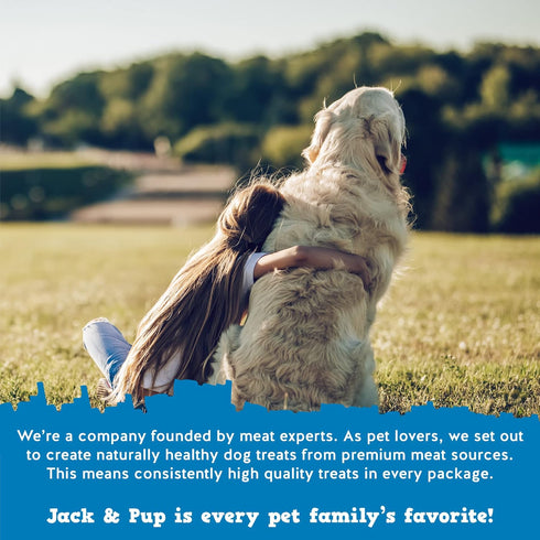 Jack&Pup 6" Bully Sticks 12 Pack for Dogs | Premium Odor Free Beef Pizzle Sticks for Large Dogs | All Natural