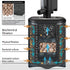 3~15Gal Carefree Fish Aquarium Small Sponge Filter for Fish Tank Quiet for Saltwater and Freshwater with Biochemical