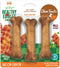 Nylabone Healthy Edibles Natural Dog Chews, Long Lasting Bacon Flavor Treats for Dogs, Small/Regular, 3 Count