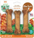 Nylabone Healthy Edibles Natural Dog Chews, Long Lasting Bacon Flavor Treats for Dogs, Small/Regular, 3 Count