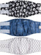 CuteBone Dog Belly Bands for Male Dogs, Washable Doggie Diapers DM06M