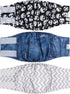 CuteBone Dog Belly Bands for Male Dogs, Washable Doggie Diapers DM06M