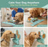 IRRESTRICO Dog Lick Mat with Suction Cups, Slow Feeder & Enrichment Mat for Dogs & Cats, Silicone Feeding Mat for Wet