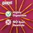 Oinkies Meathouse'n'Veg Tender Ribs Dog Treats with Real Chicken, Duck, Veggies & Peanut Butter Flavor, 22 Count
