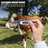 Livestock Pet Thermometer with LED Display Memory Function,Fast Digital Veterinary Thermometer,Flexible Probe