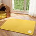 Yellow Pet Feeding Mat, 12"x 19" Absorbent Dog Mat for Food and Water, Easy to Clean for Messy Drinkers