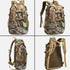 Outdoor Hunting Backpack, Daypack for Bow or Rifle with Rain Cover (Khaki)