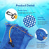 3 3 Skylety Pieces Crab Trap Bait Bags Outdoor Sports Style with Pieces Rubber Locker for Fishing Crab Traps Catch