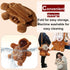 Gleegain Cozy 14.5 LBS Plush Dog Purse Carrier with Secure Harness Clip Dogs Tote Bag for Small Puppy Up to Soft Sided