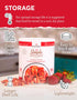 18 READYWISE - Simple Kitchen Freeze Dried Strawberries, Servings, Vegan, Gluten Free, Healthy Snack, Survival Food