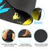 Cheete Jump Rope Mat Large Rubber Exercise Mat Indoor Outdoor Shock Absorbing Mat Non-Slip Oval Design for Floor & Rope