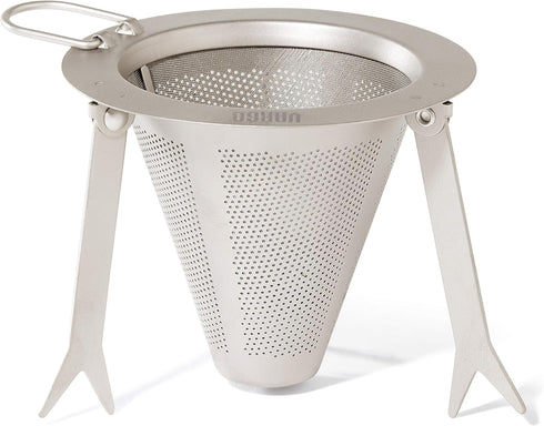 Vargo Titanium Travel Coffee Filter | Compact Solo Pour Over Coffee Maker