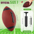 Jerify Composite Leather Footballs Official Size Football Bulk Inflatable Foot Ball with Pump Indoor Outdoor Regulation